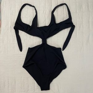Mara Hoffman Black One Piece Swimsuit